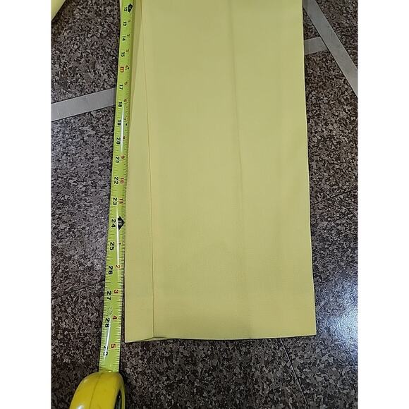 Vtg Classic Directions Pleated Yellow Pants 12 Retro Granny Cottage Core Twee - Picture 4 of 10